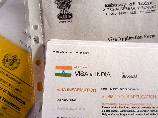 travel documents needed for india