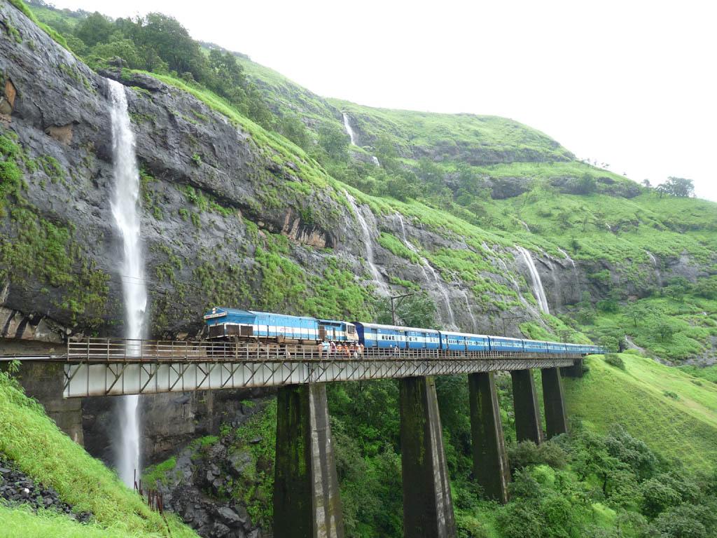 The Scene of Konkan Railway route runs from Mumbai | India Someday