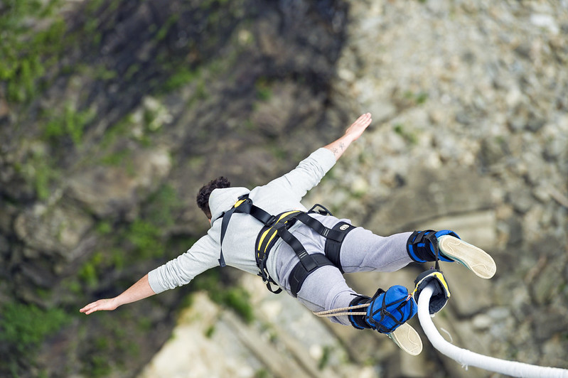 Jumping heights, bungee jumping in India