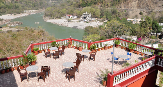 The Rooftop of Divine Ganga Cottage