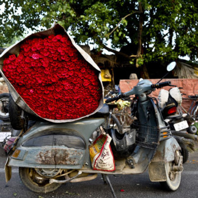 Les marchés à Delhi