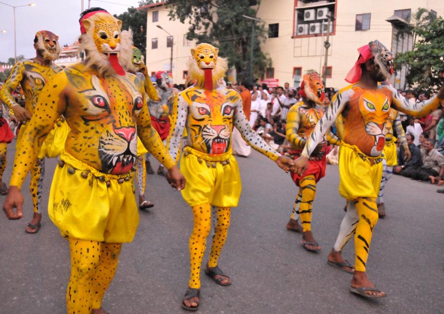 Pongal traditional dance