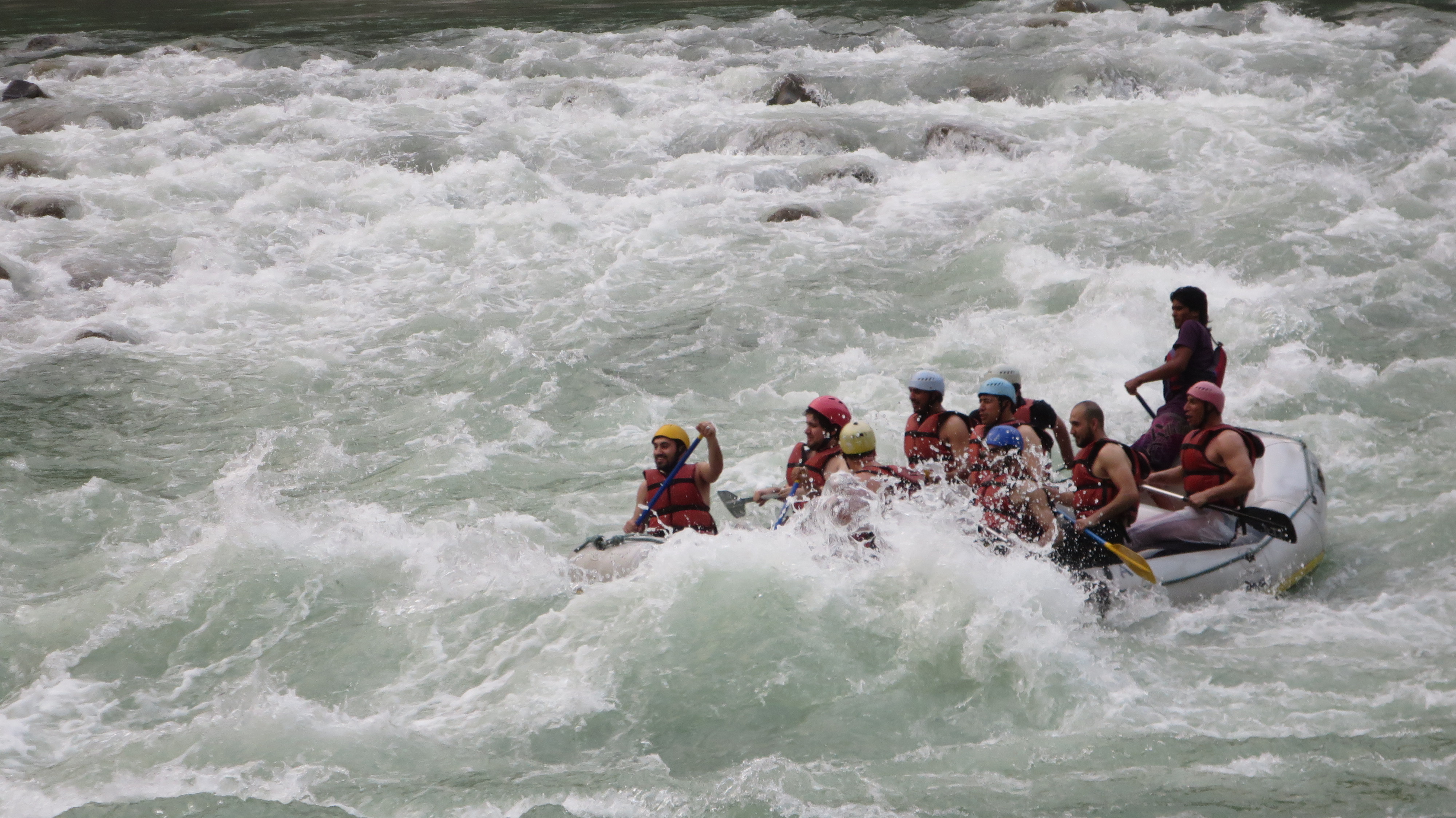 Ein nasser Spaß: White Water Rafting auf dem Ganges