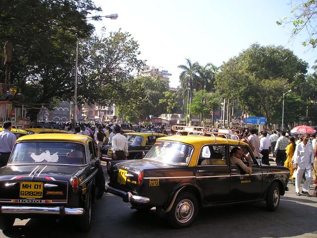 Mumbai taxis and local trains