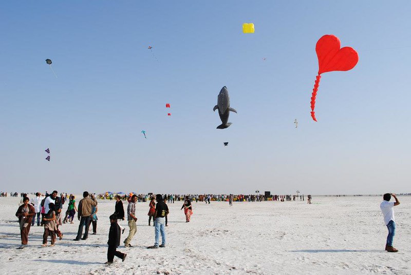 Kite flying festival in India