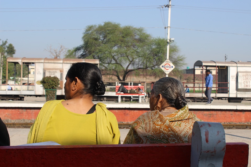 Le train en Inde
