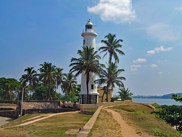 Lighthouse near the shores 