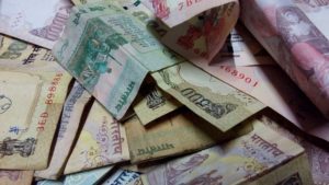 Trinkgeld in Indien, indisches Geld 