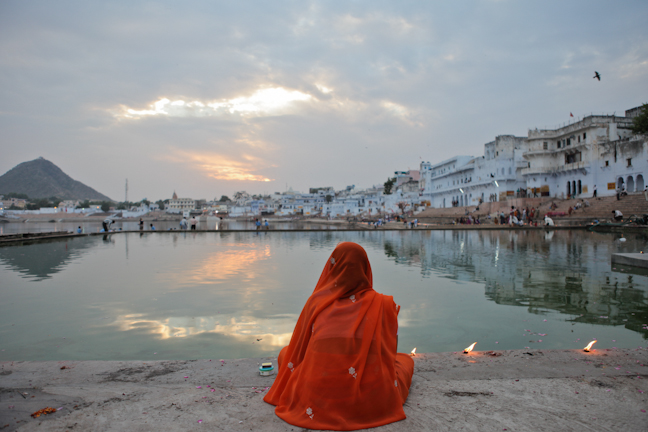 Travel routes for Rajasthan, Pushkar lake