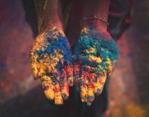 Holi - the festival of colours celebrated in India