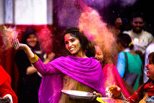 colourful smiles and tradtion, Holi, Festival of colours