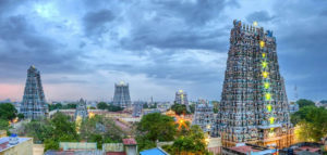 Meenakshi Amman Tempel, Südindien reise