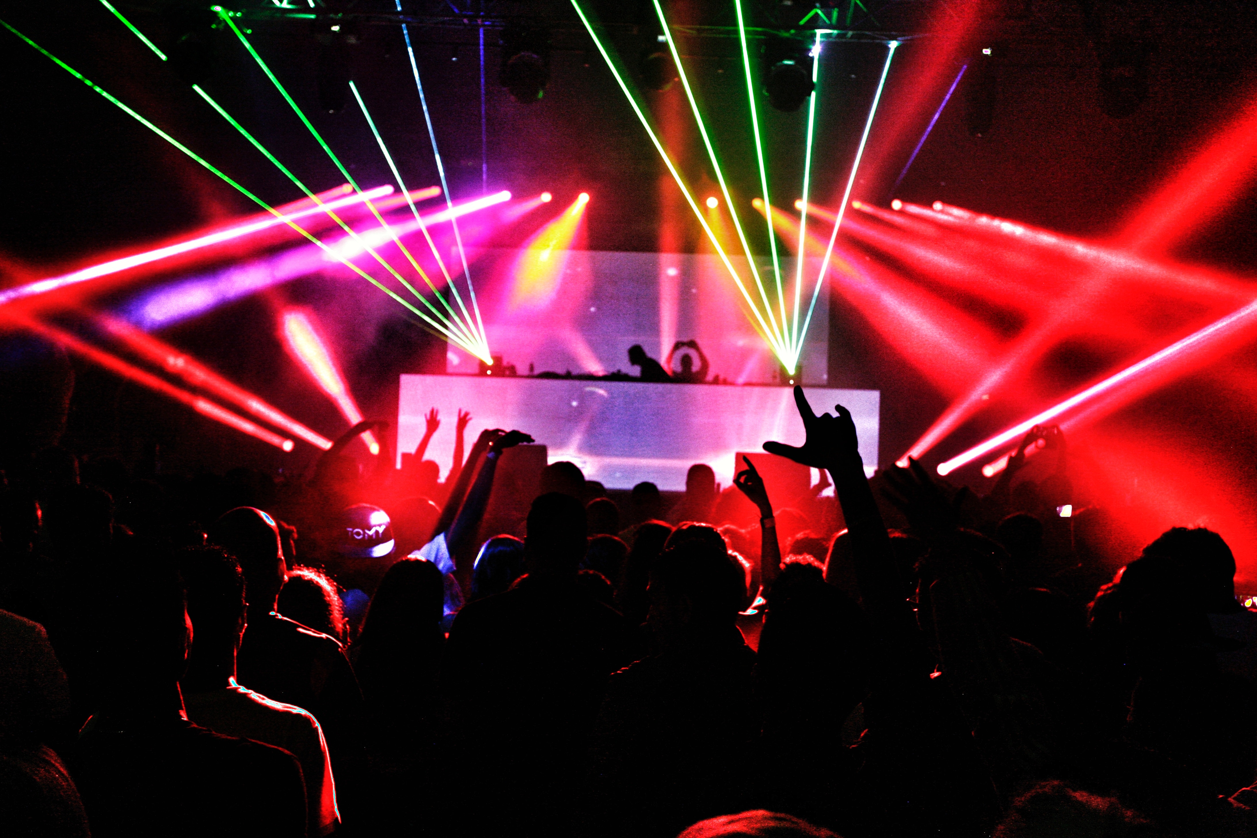 Party goers in a Club, Best night clubs in Goa